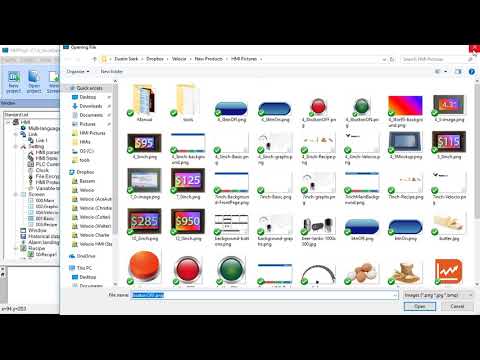 Command HMI Demo Screen Basic Page