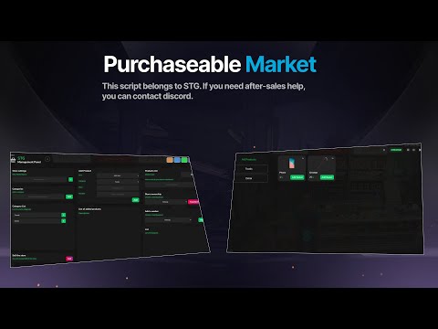 FiveM Purchaseable Market Script | STG Scripts