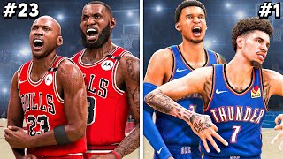 The NBA, But Every Jersey Number Has A Team