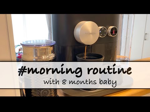 【morning routine】パン好きなママと赤ちゃんの朝【0歳8か月】with 8 months baby