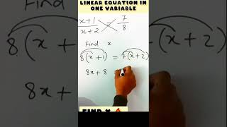 #mathstricks #linearequation #easytrick