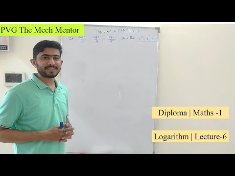 Diploma | Maths-1| Logarithm | Lecture-6 #diploma #education #engineering #logarithm