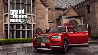 GTA 5 let's go to work - Rolls Royce Cullinan Uber Jobs - (GTA 5 MODS) 4K