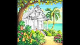 escape to paradise #homecolor #art