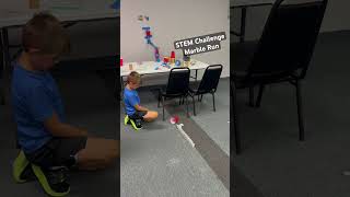 STEM challenge marble run