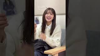 加藤史帆を引き当てる山下葉留花 #日向坂46