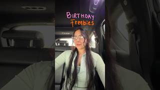 birthday freebies 2025 ✨🎂#birthdayfreebies #birthdayfreebies2025 #latinacreatorsforyou