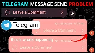 Telegram Messages Not Sending? 😡 Instant FIX for Android & iPhone (100% Working in 2025!)