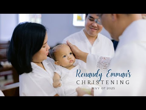 My son Renandy Emman's Christening