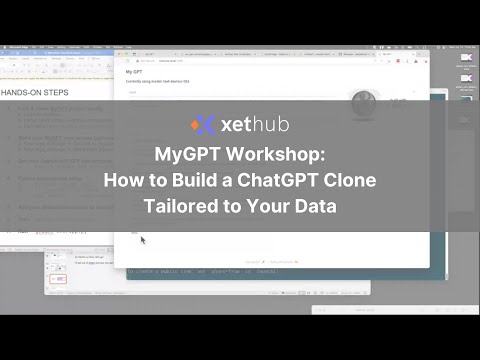 MyGPT Workshop: How to build a ChatGPT Clone tailored to your data