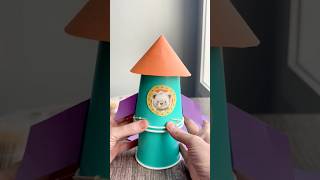 DIY Paper Cup Rocket Launch! | Fun Preschool STEM Craft