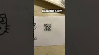 Scan this code!| Hrishika