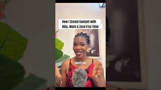 How I Create Content with Kids, Work & Zero Free Time #mompreneur