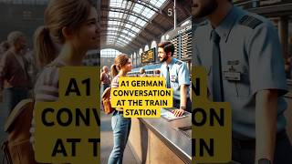 Learn German by this simple A1 conversation at the train station