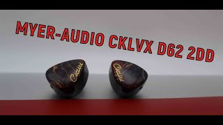 MYER AUDIO CKLVX D62 2DD + 6BA Hybrid Drivers In Ear Monitor