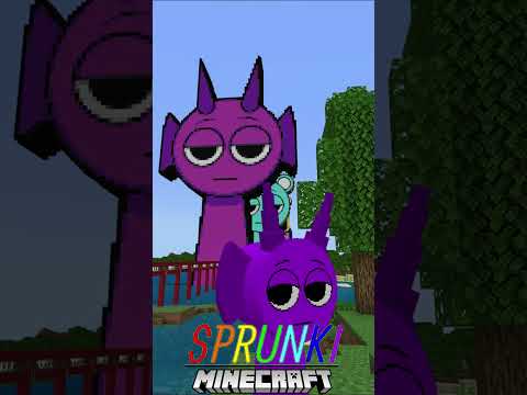 Epic Adventure with Giant and Mini SPRUNKI in Minecraft! 🚀 ADD-ON Showcase  #sprunki #minecraftaddon