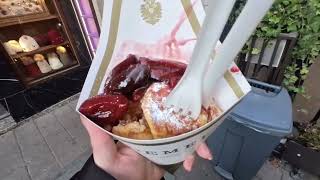 Vienna Street Food - Kaiserschmarrn Cafe Demel - Pastry Shop in Vienna, Austria