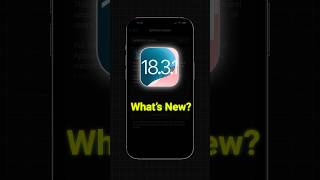 iOS 18.3.1 is Here...What's New?