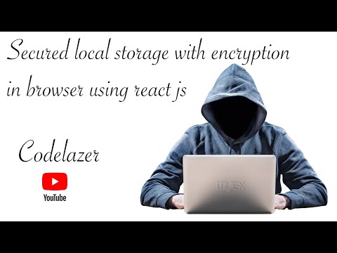 React js : Save data secured with encrypting local storage in browser