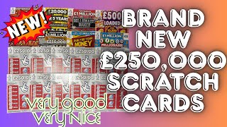 💷 New scratch cards £250,000 jackpot! And they played nice 🥳 Allwyn the National lottery 💷