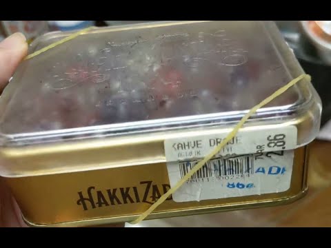我試吃土耳其巧克力。I ate the chocolate from Turkey. Hafiz Mustafa 1864.