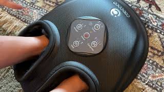 CooCoCo FSA HSA Eligible Foot Massager with Heat, Plantar Fasciitis Feet Massager with Remote