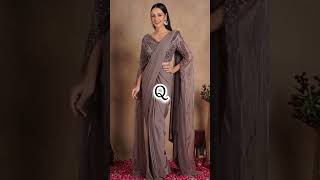 New trendy stylish draped sarees dress 🎀👗💞😍#cute #fashion #dress #newoutfit #saree #viral #shorts 🔥💗