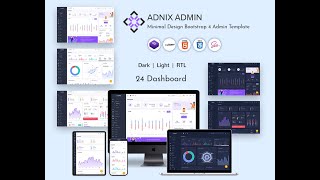 Bootstrap Admin Template Dashboard with Admin Theme – Adnix