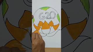 G20 Drawing #g20summit2023 #g20india #drawing #youtubeshorts