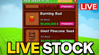 LIVE 🔴 GROW A GARDEN STOCK 24/7! (GEAR, WEATHER, SEEDS)
