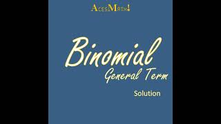 Binomial Theorem - General Term