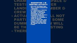 ISRO will launch Gaganyan-1 on 21st October. It's India's first Human mission #isro #gaganyan #india