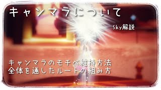 キャンマラについて解説（モチベ維持、効率よく回る方法）【Sky:星を紡ぐ子どもたち】