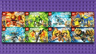 LEGO Ninjago Core / EVO Suits Minifigures (Unofficial) OBM 99944