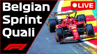 🔴F1 LIVE - Belgian (Spa) GP SPRINT QUALI - Commentary + Timing