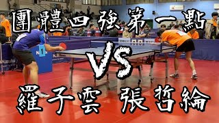 【114全大運】桌球一般組男團四強第一點北科張哲綸 vs 屏科羅子雲