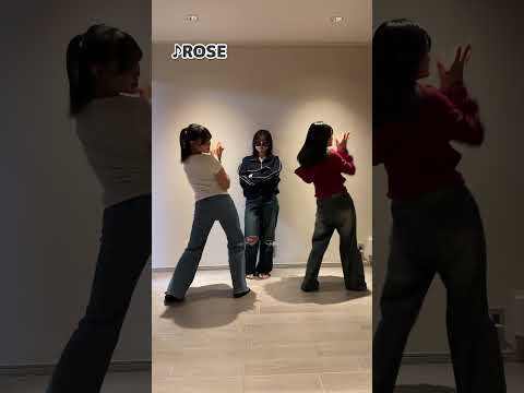 【即興ダンス】3姉妹でTikTokで流行ってる「HANA / ROSE」踊ってみた！#Shorts