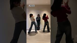 【即興ダンス】3姉妹でTikTokで流行ってる「HANA / ROSE」踊ってみた！#Shorts