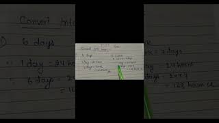 Convert into Hours/How to Convert into Hours #ytmath