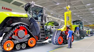 Inside Billion $ German Factory Producing Powerful Tractors - CLAAS Production Line
