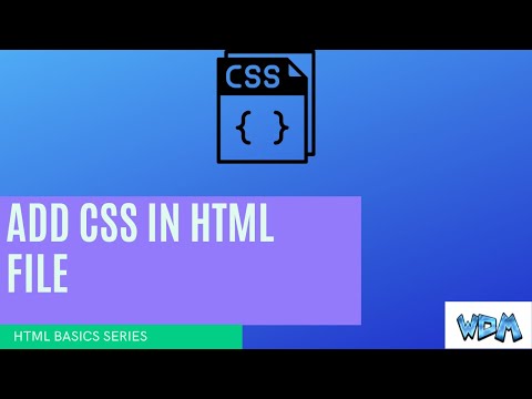 Linking CSS in HTML