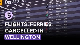 Flights, ferries cancelled as wild winds whip Wellington | Stuff.co.nz