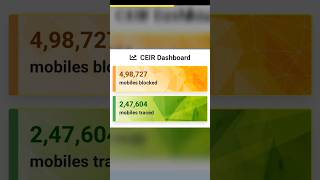 how to find lost phone| CEIR | MRQ Tech #shorts #ceir #viral