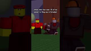Average John Doe Player 😱 | FORSAKEN ANIMATION #forsaken #roblox