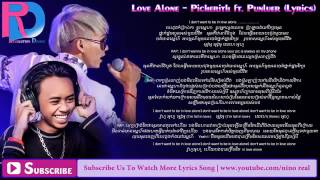 Love Alone   Punleur ft   Picherith Lyric   YouTube