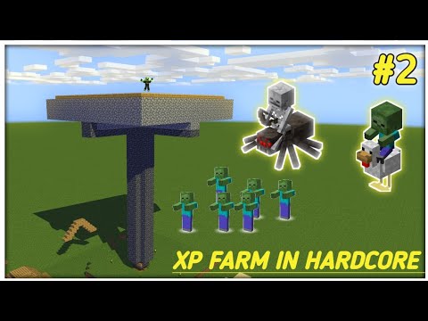 I made xp farm and I found this .... superr rare ll Minecraft hardcore series #2