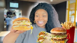 SO I GOT A BIG MAC THIS TIME…..Plus the Snack wraps!! McDonald Mukbang!!!