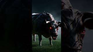 A Sweet Cow Turns into a Monster! 🐮➡️👹 #Transformation #ScaryAI #DarkFantasy #ViralShorts #Veo 3