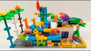 Satisfying LEGO Duplo Marble Run Compilation – Epic 4-Track Combo! 🧱🌀🔥