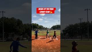 Awesome hit by a 10 year old #baseball #kidssports #kidsvideo #grandslam